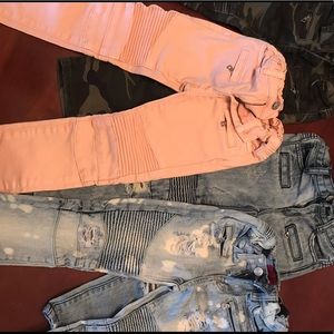 Kids Haus of JR biker jeans(3 pair)